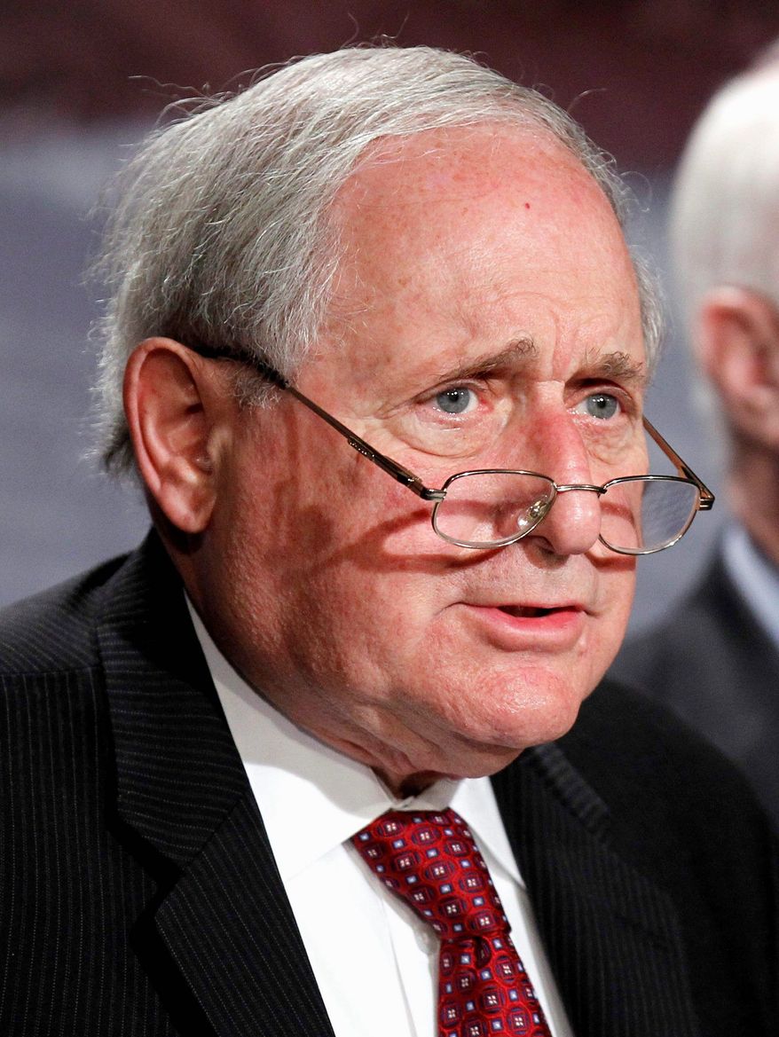 ASSOCIATED PRESS
Sen. Carl Levin said he doesn&#39;t know if a veto can be overridden, should President Obama go that route regarding the handling of al Qaeda terrorists.