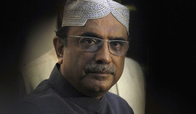 ** FILE ** Pakistani President Asif Ali Zardari (AP Photo/Anjum Naveed)