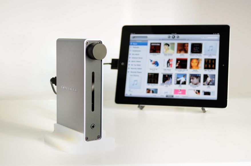 The Icon iDO digital output interface and headphone amplifier from NuForce, $249 improves even the best sound. (Image provided by www.nuforce.com)