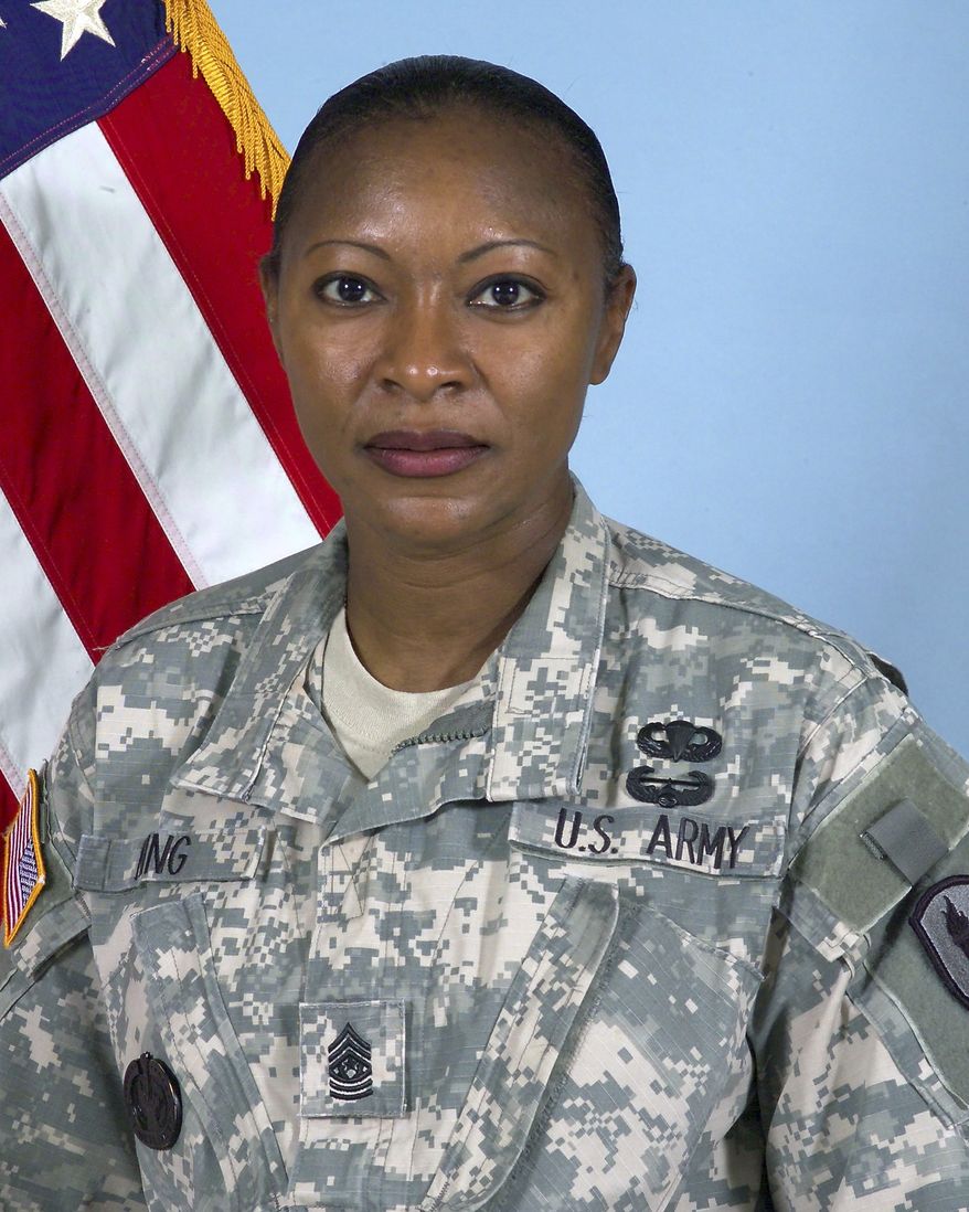 Command Sgt. Maj. Teresa King (AP Photo/U.S. Army)