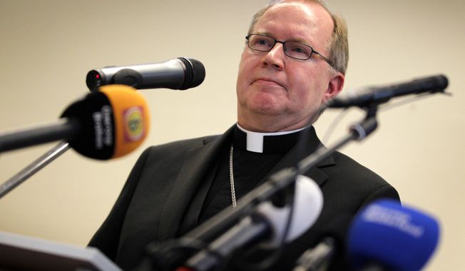 Archbishop of Utrecht Wim Eijk speaks Dec. 16, 2011, during a press conference in Zeist, Netherlands. (Associated Press)