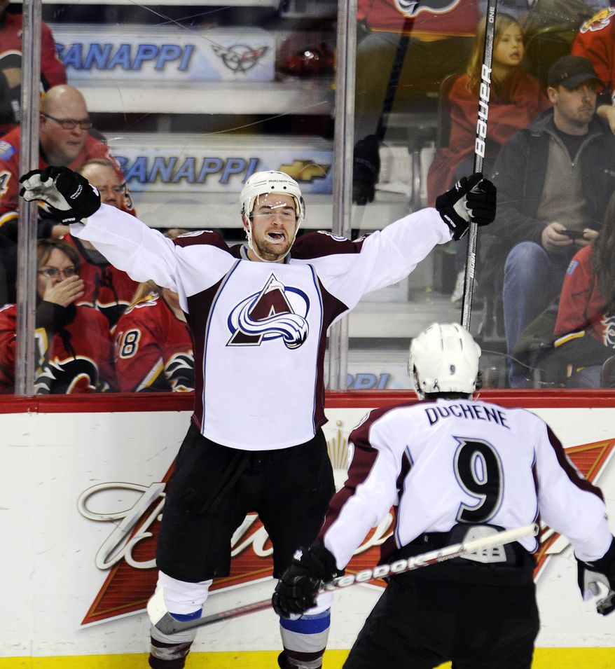 The Colorado Avalanche are the NHL's youngest team. Winger T.J. Galiardi, 23, is in his third NHL season and has six points. (AP Photo/The Canadian Press, Larry MacDougal)