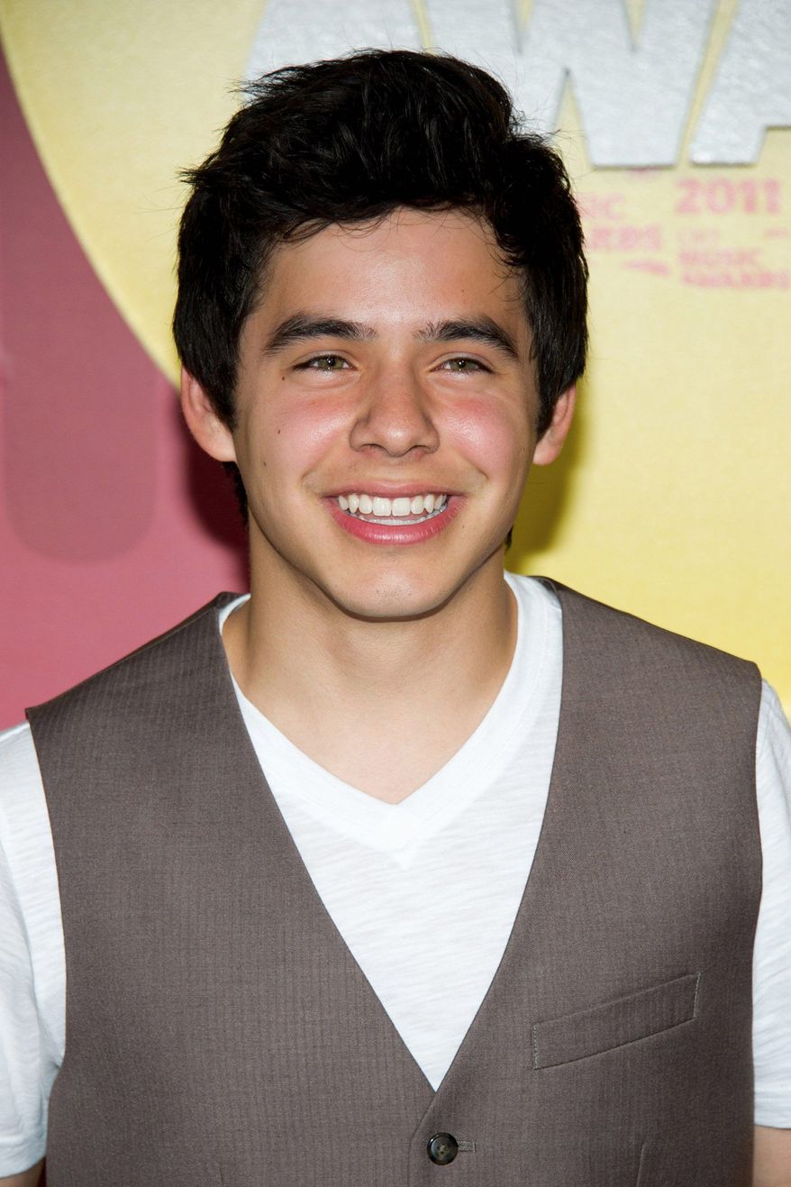 FILE- This Wednesday, June 8, 2011 file photo shows David Archuleta as he arrives at the 2011 CMT Music Awards in Nashville, Tenn. Utah's favorite son and 2007 American Idol runner-up David Archuleta says he'll take a break from his singing career to serve a two-year mission for The Church of Jesus Christ of Latter-day Saints. (AP Photo/Charles Sykes, FILE)