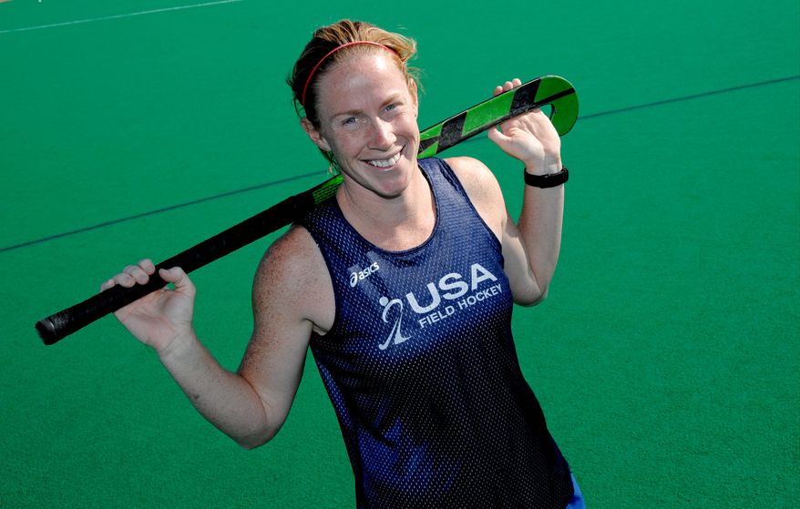 Claire Laubauch will have a chance to showcase her skills in 2012 Olympics after being left off the U.S. roster for the 2008 Games in Beijing then being demoted to a development team. The U.S. qualified for the London Games by winning the Pan Am Games tournament in October. (Denis Poroy/Special to The Washington Times)