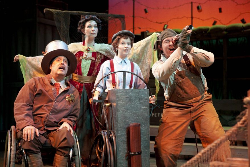 Theater: Dr. Dolittle
When Hugh Lofting was fighting for the Irish Guard in World War I, he could not bring himself to write to his children about the horrors of war. Instead, he told them about a doctor who treated only animals. These letters became the basis for the Doctor Dolittle series and the inspiration for Janet Stanford´s production of Dr. Dolittle, which tells the classic tale through a Lewis Carroll-like double-world in which Lofting´s letters are acted out by soldiers with animallike qualities.