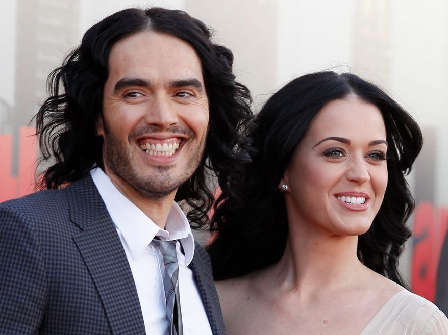 "I'll always adore her and I know we'll remain friends," said Russell Brand, announcing that he is divorcing his wife of 14 months, Katy Perry. (Associated Press)
