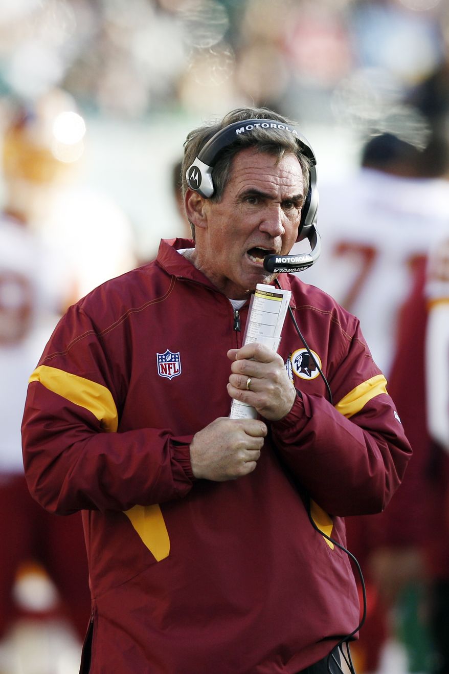 Washington Redskins finished the year 5-11 under coach Mike Shanahan. (AP Photo/Mel Evans)