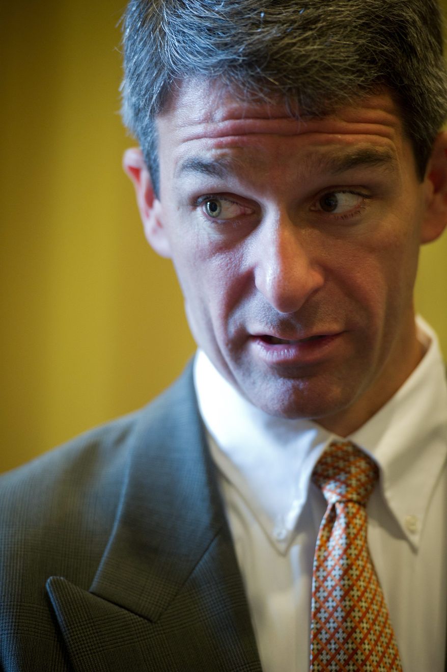 Virginia Attorney General Kenneth T. Cuccinelli II has made well known his opposition to the state's stringent ballot-access requirements, but has backpedaled from calling for a retroactive change in the law. (Rod Lamkey Jr./The Washington Times)