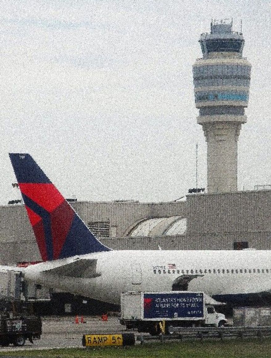 ** FILE ** Delta Air Lines Inc., based in Atlanta, is the world's second-largest airline in passenger traffic behind United. Lufthansa is the fifth-largest, and the second-largest in Europe. (Associated Press)