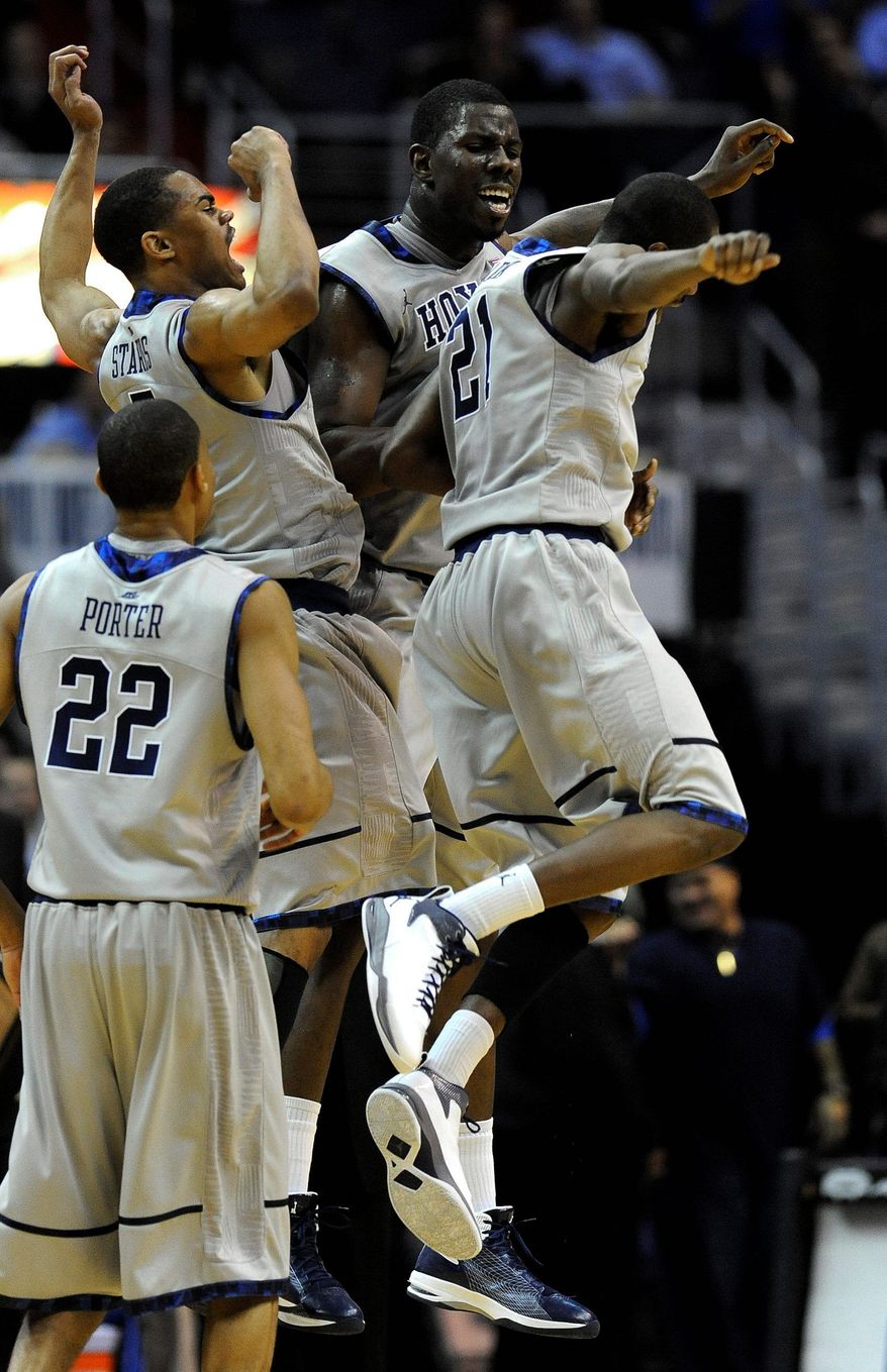 Georgetown, predicted to finish 10th in the Big East, has had plenty of reason to celebrate after starting 3-0 in the conference. (Associated Press)