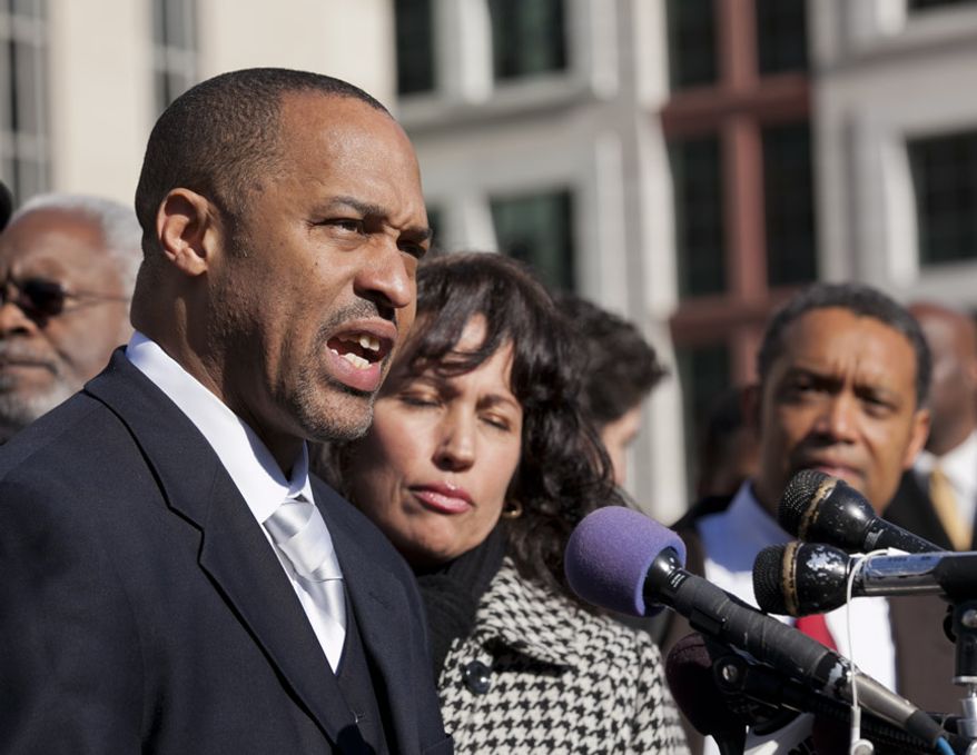**FILE** Former D.C. Council member Harry Thomas Jr. (Andrew S. Geraci/The Washington Times)