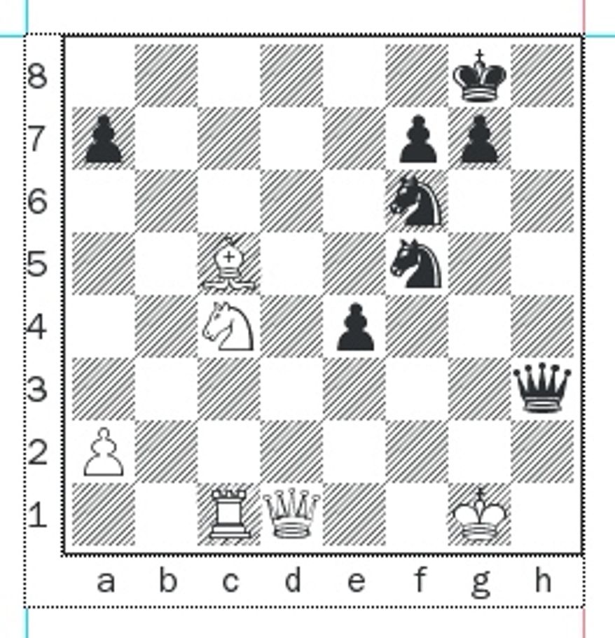 Nakamura-Ivanchuk after 37. Kg1.