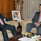 ** FILE ** In this Dec. 22, 2011, file photo released by Press Information Department, Pakistan&#39;s Prime Minister Yousuf Raza Gilani, right, talks with Pakistan&#39;s President Asif Ali Zardari during their meeting at President House in Islamabad, Pakistan. (AP Photo/Press Information Department, HO, File)