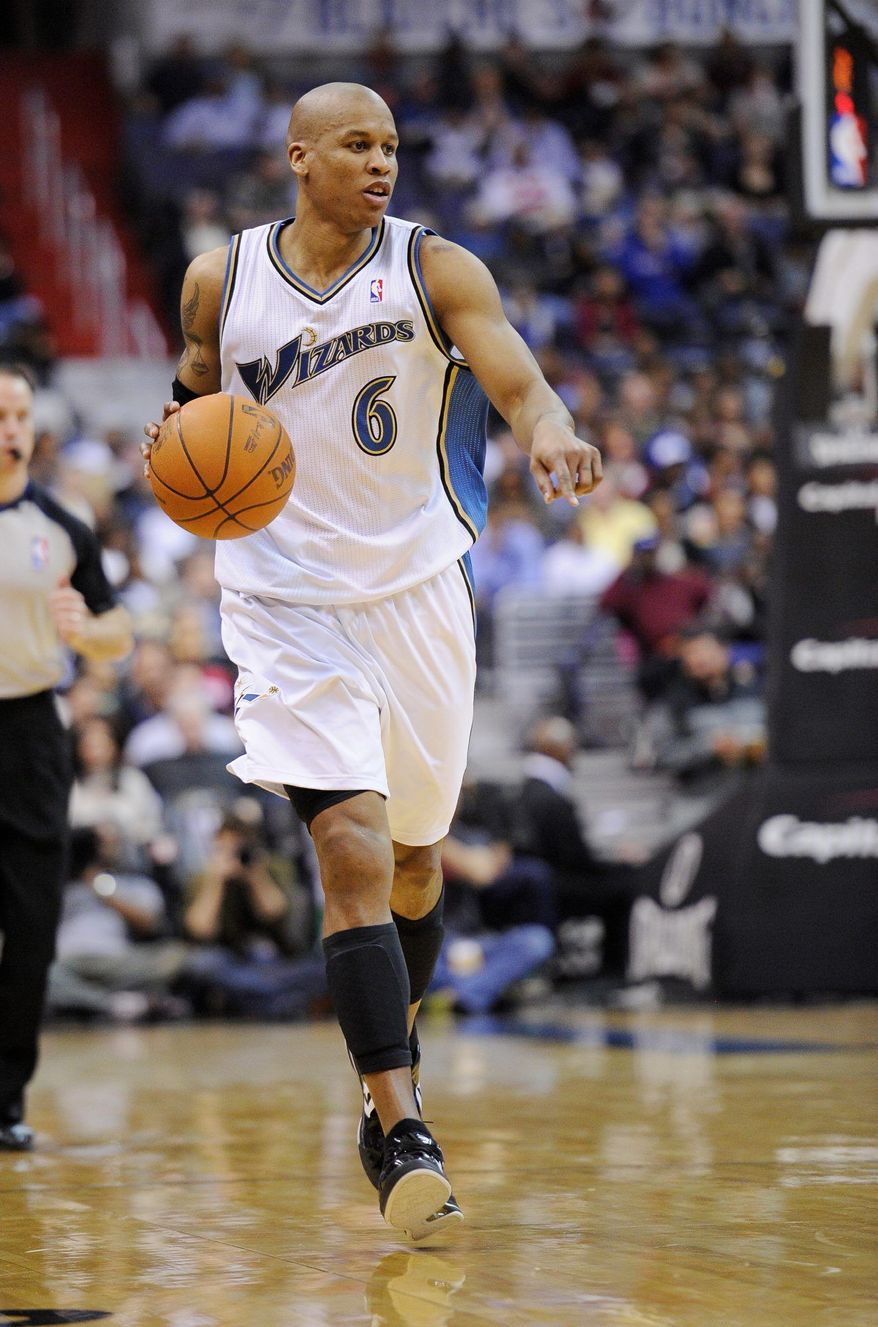 ** FILE ** Wizards guard Maurice Evans. (Associated Press)