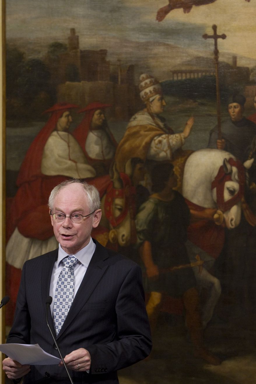 Herman Van Rompuy, president of the European Council (Associated Press)