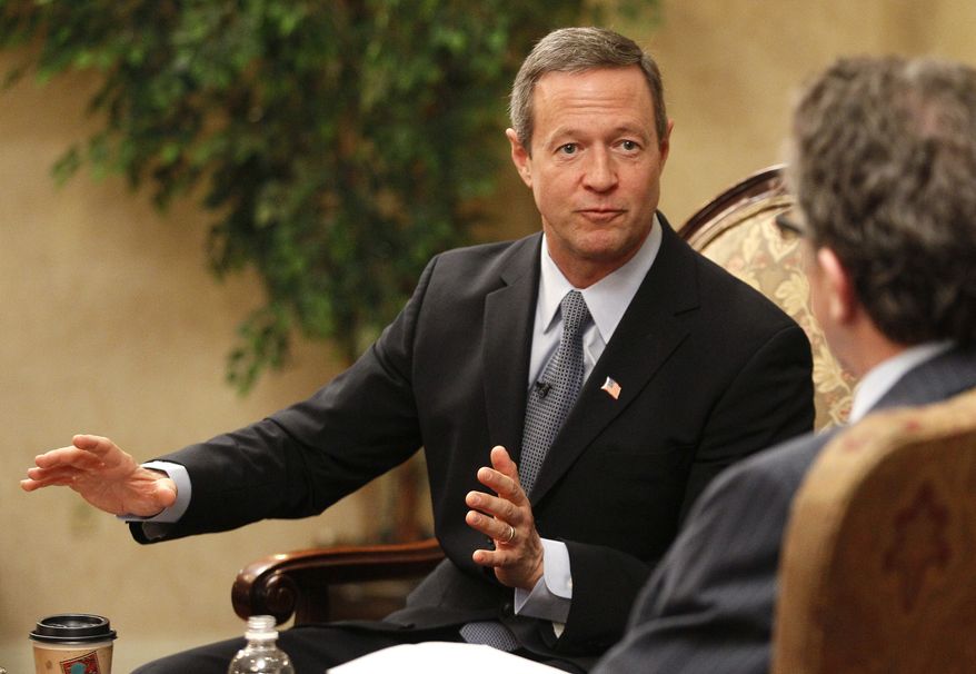 ** FILE ** Maryland Gov. Martin O'Malley (AP Photo/Patrick Semansky)
