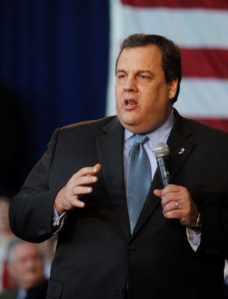 New Jersey Gov. Chris Christie
