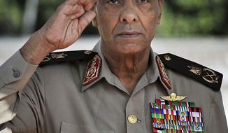 ** FILE ** Egyptian Field Marshal Hussein Tantawi (AP Photo/U.S. Department of Defense, Master Sgt. Jerry Morrison, File)