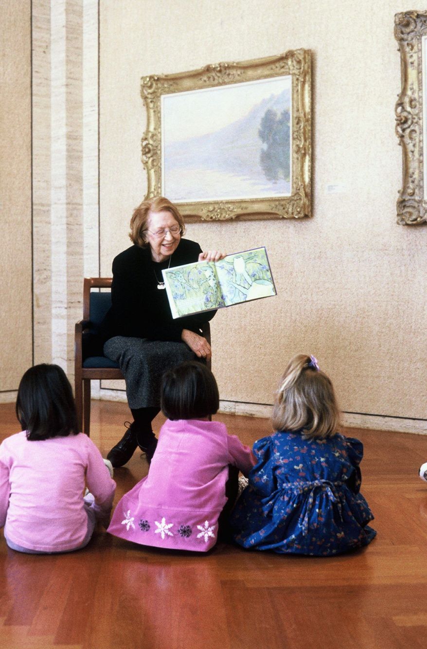 The storytime program at the Kreeger Museum for children ages 3 to 5 includes a story, a view of artwork and a hands-on art-making experience. (Kreeger Museum)