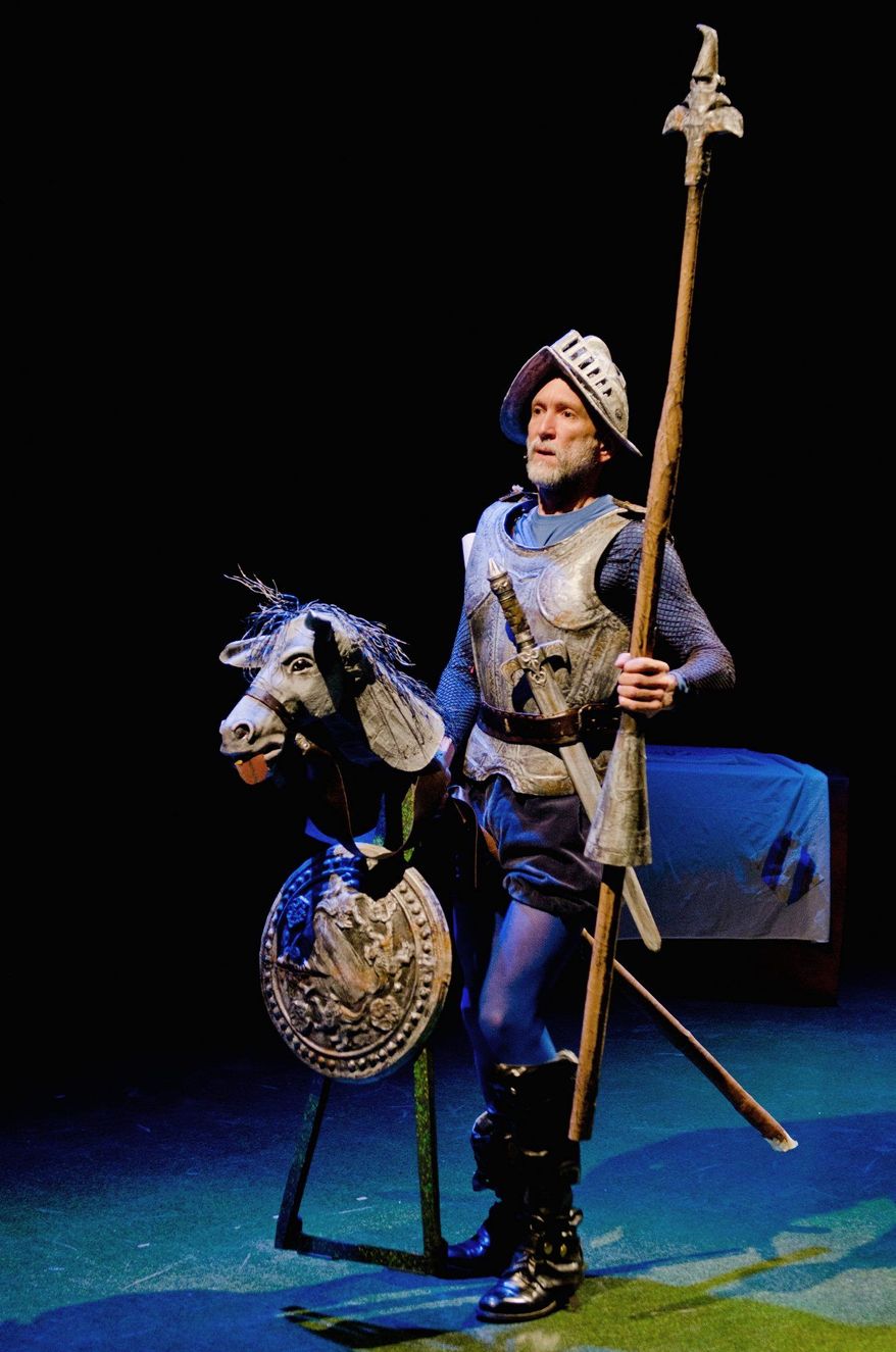 "Las Aventuras de Don Quijote de La Mancha," a bilingual presentation of the classic "Don Quixote," will open Feb. 25 at the Gala Hispanic Theatre. (Gala Hispanic Theatre)