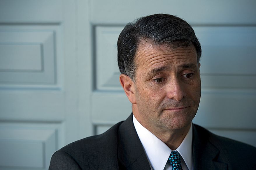 ** FILE ** Former lobbyist Jack Abramoff talks Feb. 6, 2012, with consumer-rights organization Public Citizen in D.C. about his lobbying experience and his hope for change in the lobbying system. (Barbara L. Salisbury/The Washington Times)