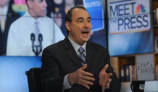 **FILE** David Axelrod, political adviser to President Obama, appears Jan. 29, 2012, on NBC&#39;s &quot;Meet the Press&quot; in Washington. (Associated Press/NBC News)