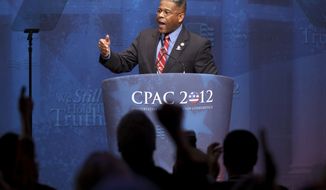 **FILE** Rep. Allen West, Florida Republican, speaks at the Conservative Political Action Conference (CPAC) in Washington on Feb. 10, 2012. (Associated Press)