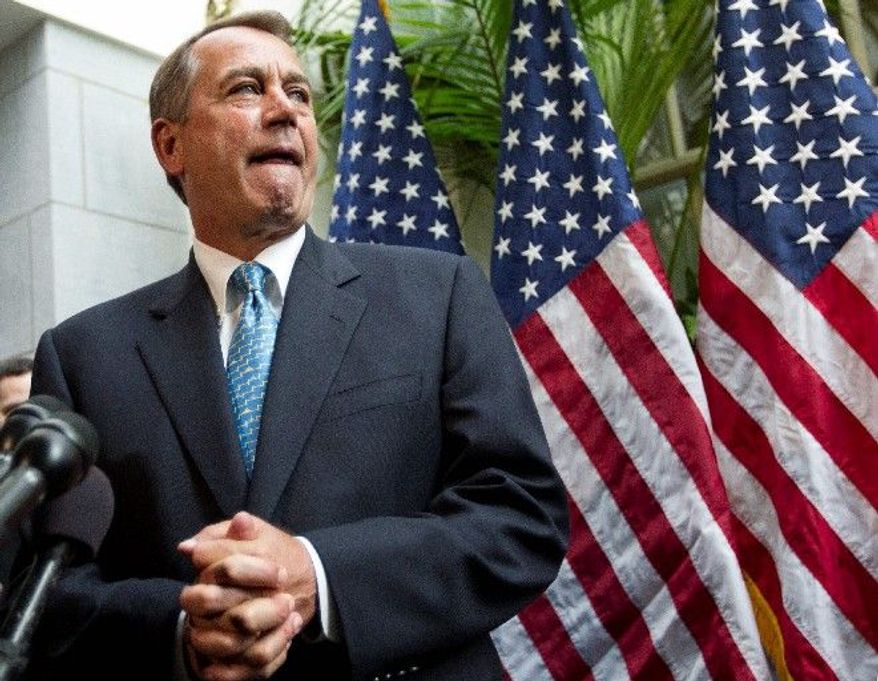 House Speaker John A. Boehner (AP photo)