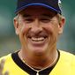 **FILE** Hall of Famer New York Mets catcher Gary Carter is greeted after hitting a three-run homer during the All Star Legends and Celebrity Softball Game at PNC Park in Pittsburgh on July 9, 2006. (Associated Press)