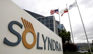 The headquarters of Solyndra Inc. in Fremont, Calif., are shown in May 2010. (AP Photo/Paul Sakuma)

