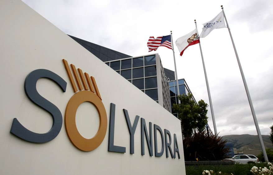 The headquarters of Solyndra Inc. in Fremont, Calif., are shown in May 2010. (AP Photo/Paul Sakuma)