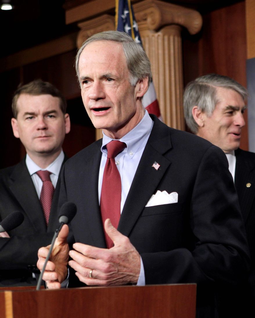 Sen. Thomas R. Carper, Delaware Democrat, is disappointed with the new $77 million computer system to detect Medicare fraud before money is paid out. (Associated Press)