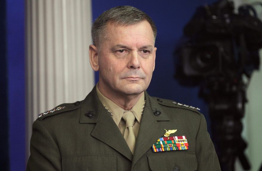 **FILE** Retired Marine Corps Gen. James E. Cartwright (Associated Press)