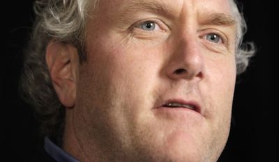 **FILE** Conservative activist and blogger Andrew Breitbart answers questions during a June 7, 2011, interview at the Associated Press in New York. (Associated Press)