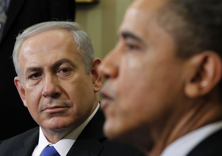 President Obama meets March, 5, 2012, with Israeli Prime Minister Benjamin Netanyahu at the White House. (Associated Press)