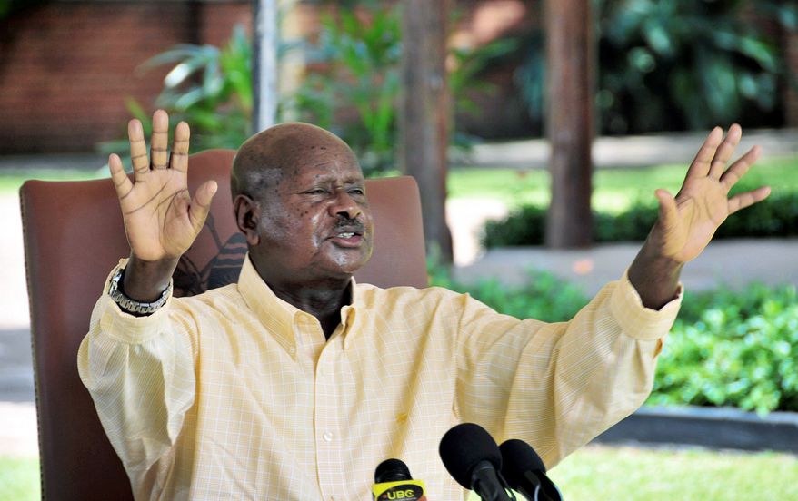 **FILE** Ugandan President Yoweri Museveni (Associated Press)