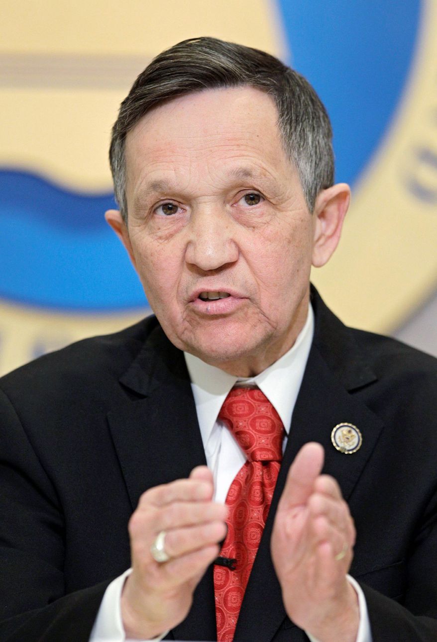 **FILE** Rep. Dennis Kucinich, Ohio Democrat (Associated Press)