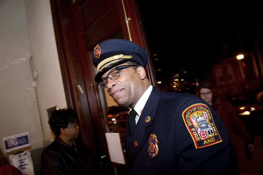 Fire Chief Kenneth B. Ellerbe served 27 years in the D.C. Fire and Emergency Medical Services Department during his first tour of duty in the District, before leaving for Sarasota, Fla. (Rod Lamkey Jr./The Washington Times)