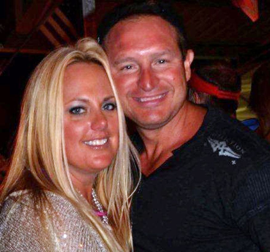 This undated photo provided by Joe Decker shows him and his 36-year-old wife, Stephanie Decker. Decker said his wife lost parts of both her legs when the family's home collapsed onto her March 2, 2012, in Marysville, Ind., as she was shielding their two children from a devastating tornado. (Associated Press/Courtesy of the Decker family)