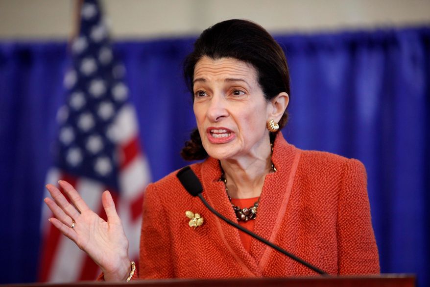 ** FILE ** Former Sen. Olympia J. Snowe, Maine Republican. (Associated Press)