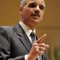 **FILE** Attorney General Eric Holder speaks March 5, 2012, at the Northwestern University law school in Chicago. (Associated Press)