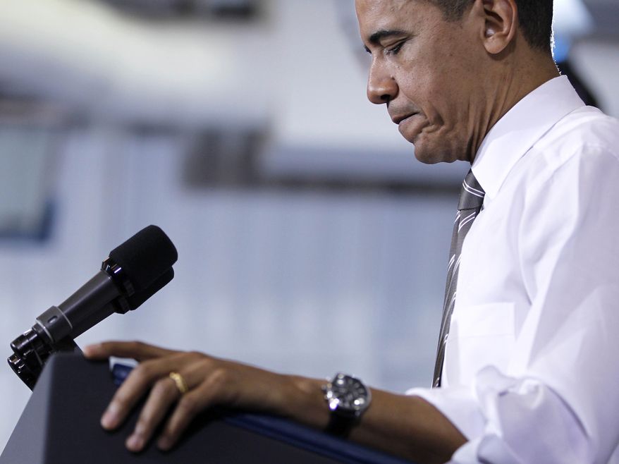 President Obama delivers remarks on energy on March, 15, 2012, in Largo, Md. (Associated Press)