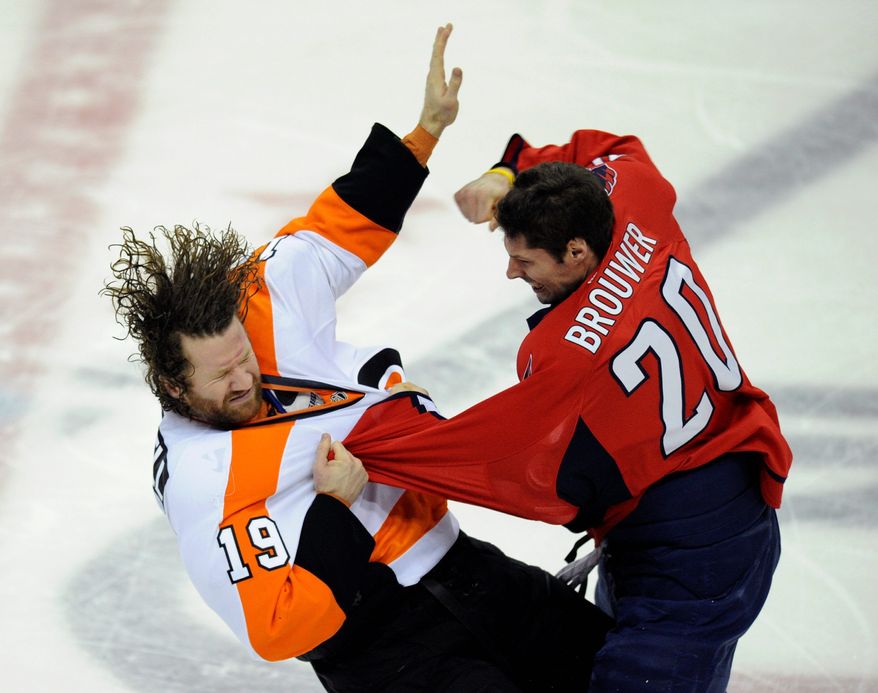 associated press
Capitals left wing Troy Brouwer has scored 18 goals in addition to bringing a physical presence in his first season with Washington.
