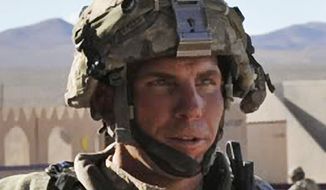 ** FILE ** Army Staff Sgt. Robert Bales participates in an exercise at the National Training Center at Fort Irwin, Calif., on Tuesday, Aug. 23, 2011. (AP Photo/Defense Video &amp; Imagery Distribution System, Spc. Ryan Hallock)