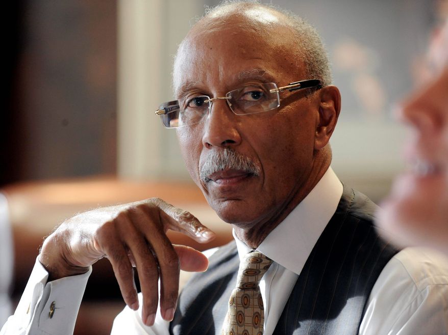Detroit Mayor Dave Bing said it would be "nuts" to think he'd accept a state oversight board for the city's intractable finances. "When I did read it, I was appalled," he said. (Associated Press)