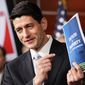 ** FILE ** Rep. Paul Ryan, Wisconsin Republican, introduces a plan on Tuesday, March 20, 2012, to overhaul Medicare. The proposal would have the federal program competing with private plans. (AP Photo/Jacquelyn Martin)