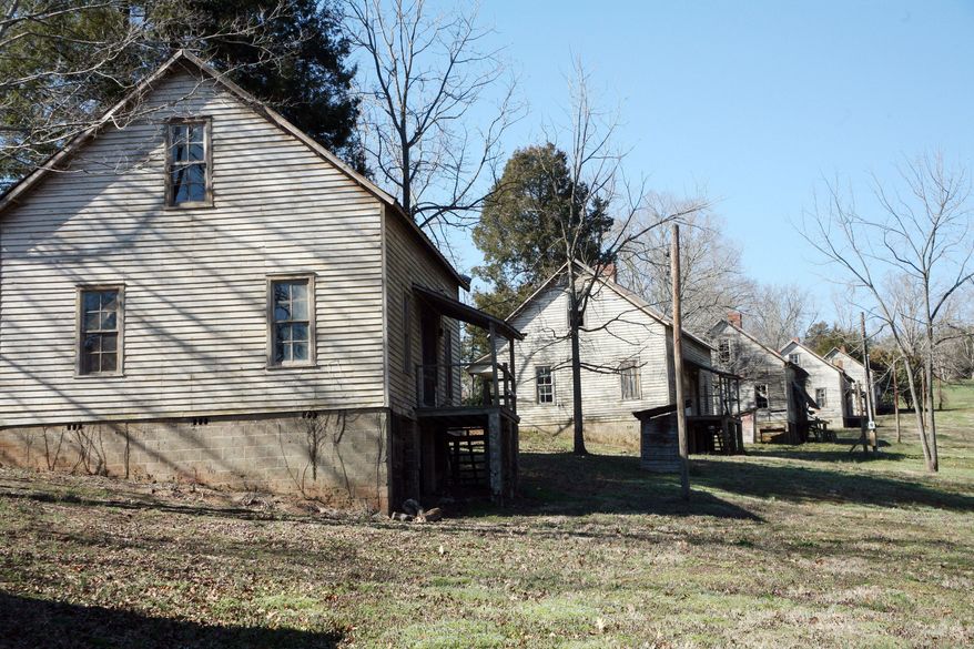 "Day and night, they're driving through, taking pictures, getting out and walking. I'm just bombarded with people," said Wade Shepherd, 83, owner of the abandoned Henry River Mill Village in Hildebran, N.C. Scenes from "The Hunger Games" movie were shot there and fans have been flocking to it since. (VisitNC.com via Associated Press)