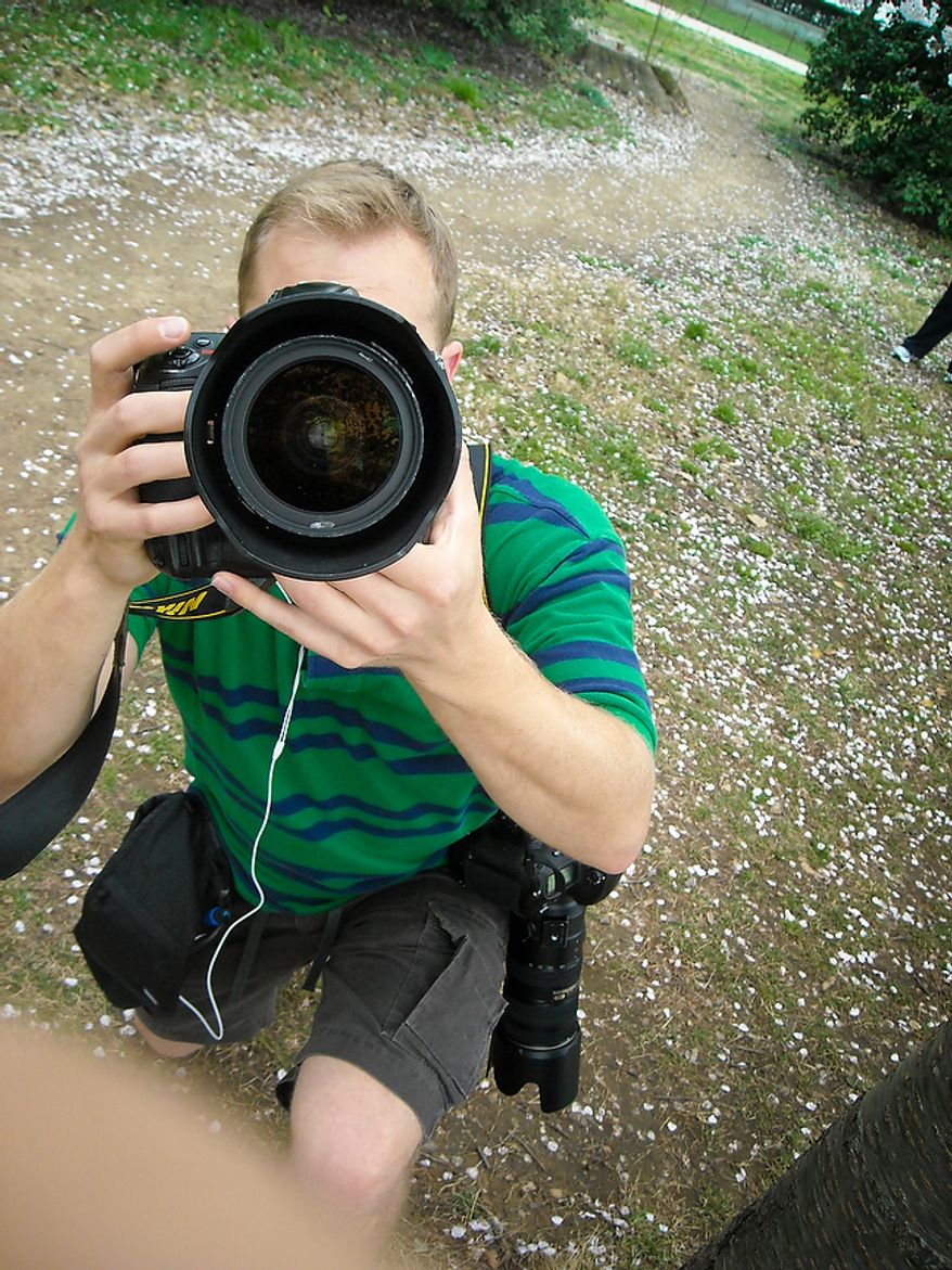 Photographs of the Cherry Blossoms along the Tidal Basin taken by James L., an autistic adult with Community Services for Autistic Adults and Children, based in Montgomery Village, Md., Washington, D.C., Wednesday, March 21, 2012. James is part of the “InFocus Project†which is a way for adults with autism to develop forms of self expression and social skills while producing work that has been featured in art shows, given to donors to C.S.A.A.C., and sold on an online store. (James L./InFocus Project)