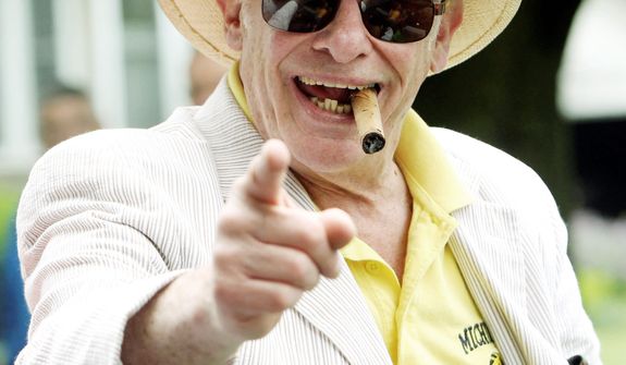 Boxing writer and historian Bert Sugar, known for his fedora and cigar, died March 25, 2012, from cardiac arrest and lung cancer. He was 75. (Associated Press)
