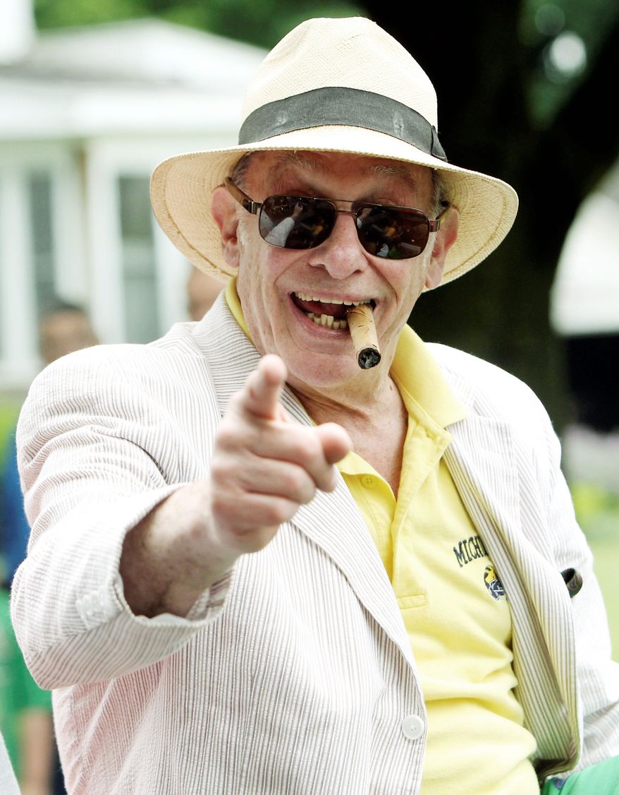 Boxing writer and historian Bert Sugar, known for his fedora and cigar, died March 25, 2012, from cardiac arrest and lung cancer. He was 75. (Associated Press)